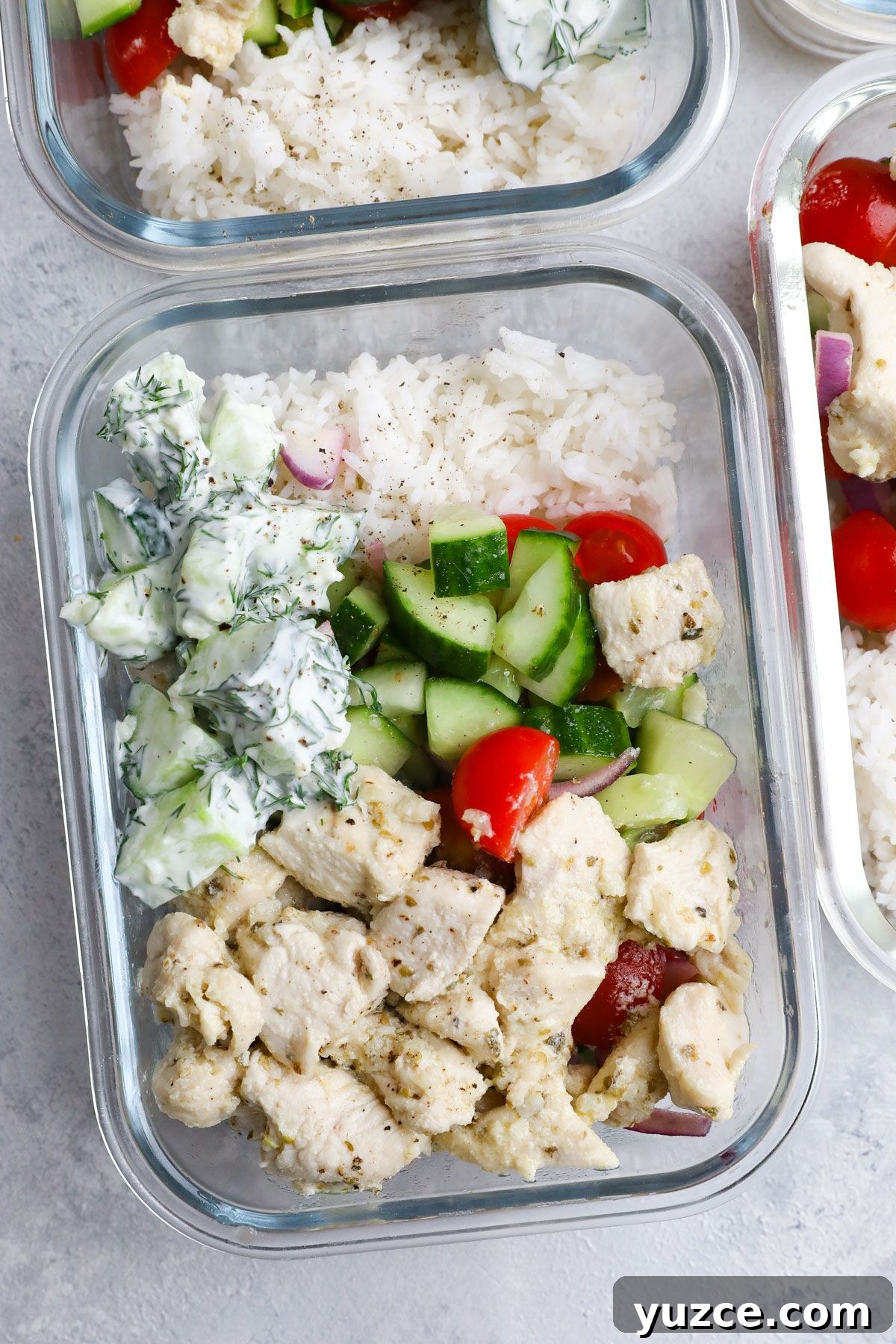greek chicken meal prep