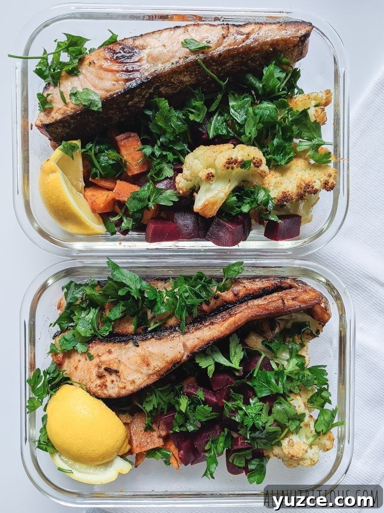 salmon meal prep