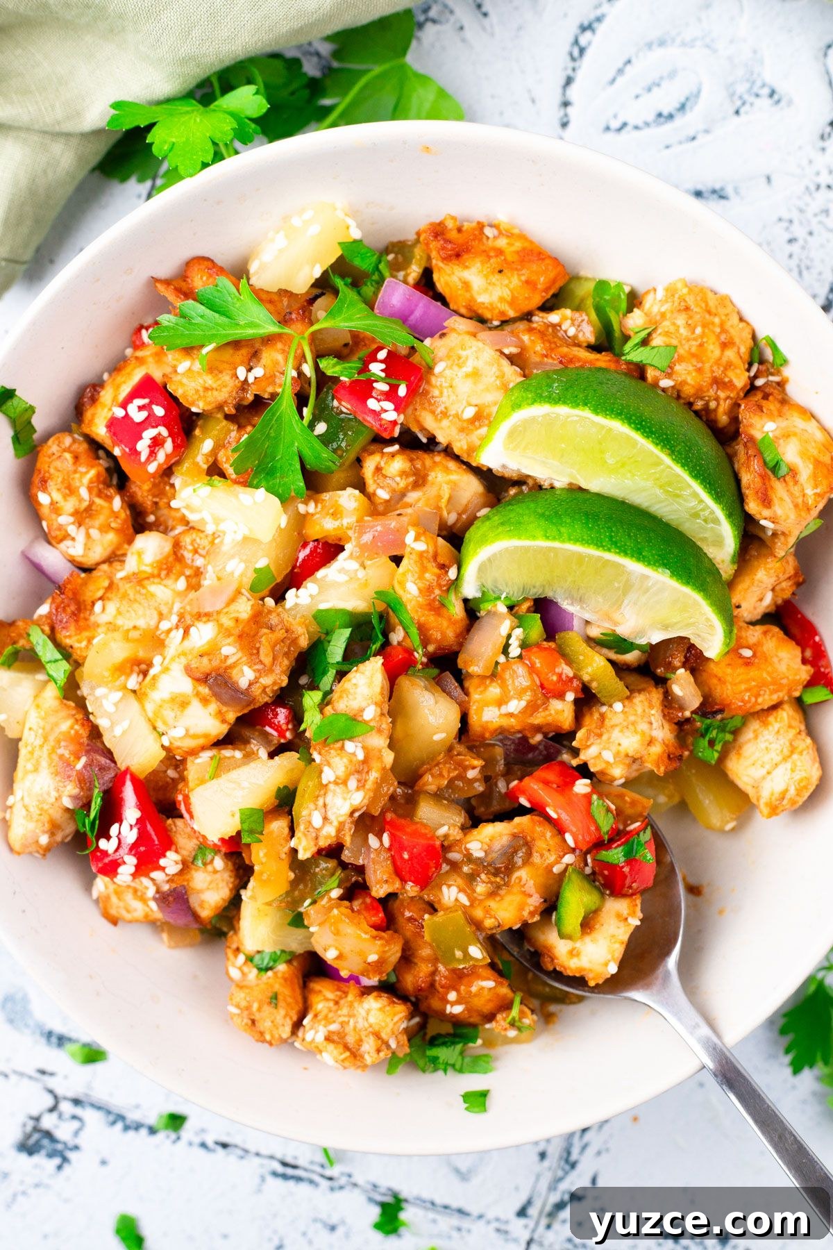 Hawaiian Chicken Sheet Pan