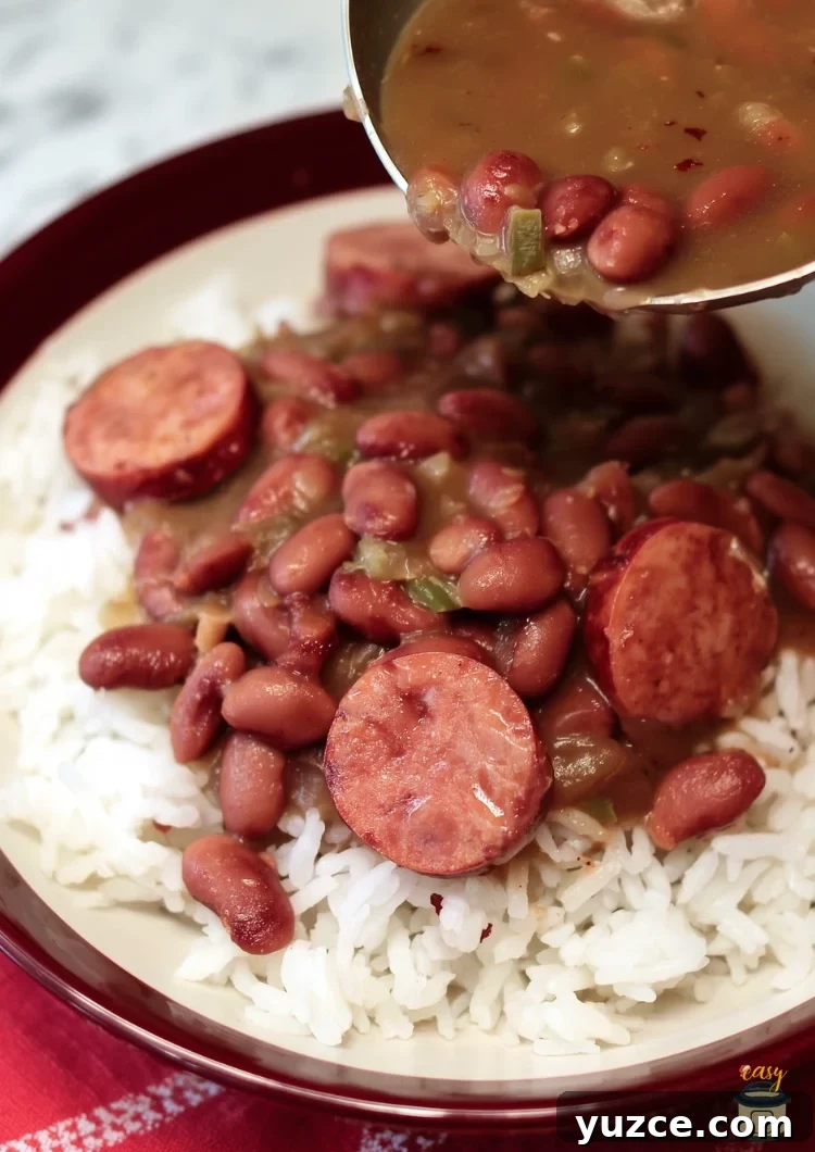 Slow Cooker Red Beans & Rice with Sausage — Southern Crock-Pot Recipe 3 Crock-Pot Slow Cooker Red Beans and Rice With Sausage