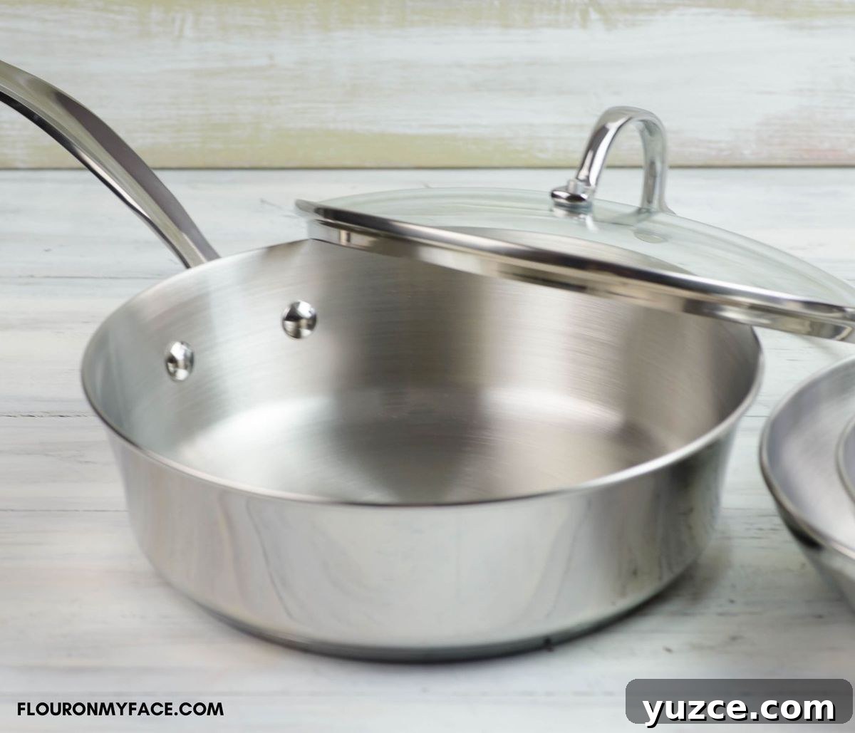 Win Farberware Cookware: Enter the Sweepstakes for Premium Pots & Pans 6 Photo of the Farberware Millennium Deep 3 quart Sauté Pan/ Skillet with lid.