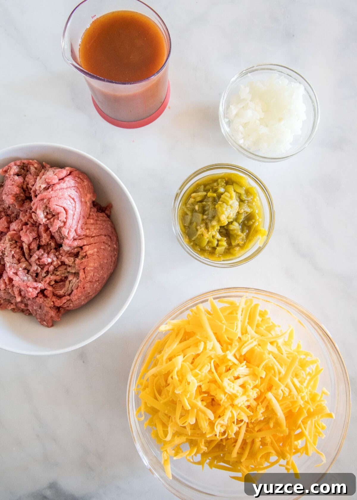 Loaded Beef Enchilada Dip Recipe for Party Appetizers 3 beef enchilada dip ingredients