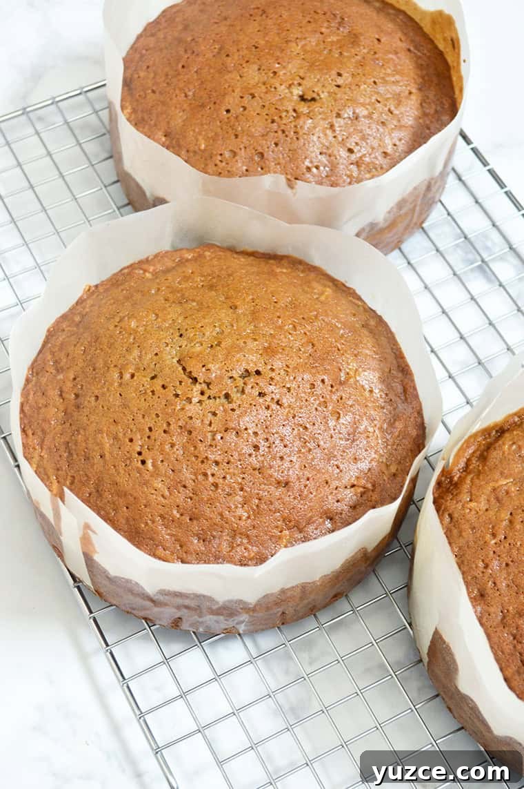 Naked Carrot Cake: Rustic Layer Cake with Cream Cheese Frosting 4 carrot cake