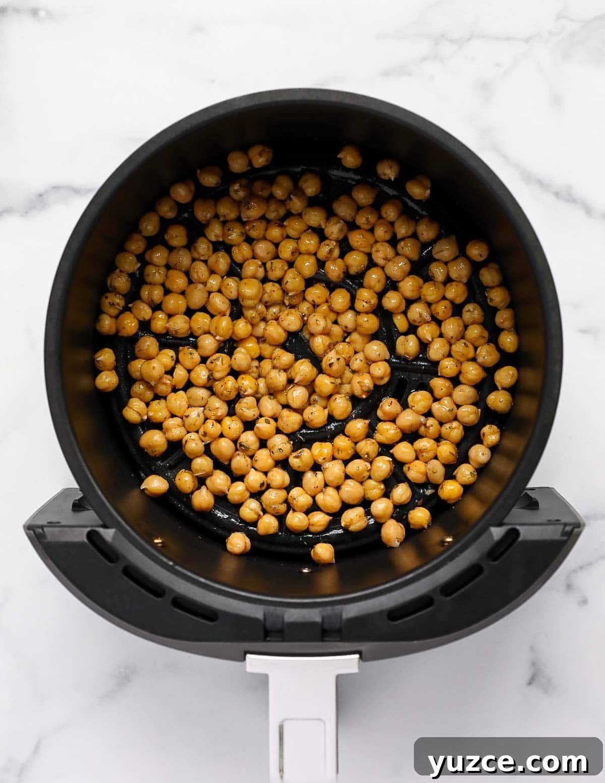 Chickpeas in an airfryer