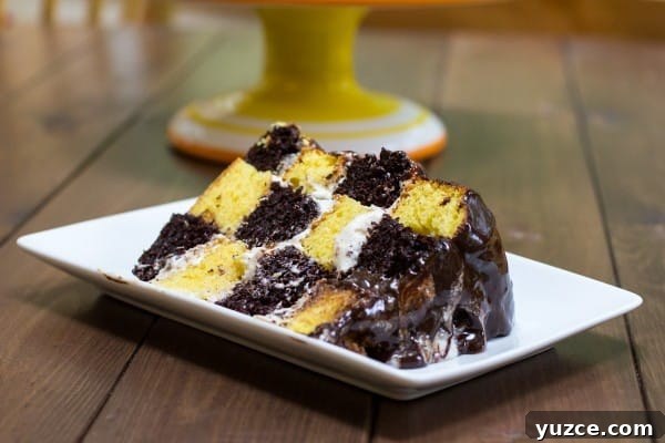 Checkerboard Marble Cake Recipe: How to Make a Stunning Swirl Cake 3 Fauxstess Checkerboard Marble Cake