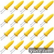 Smoky Butter-Grilled Corn on the Cob: Juicy Summer Side Recipe 13 corn holders in rows