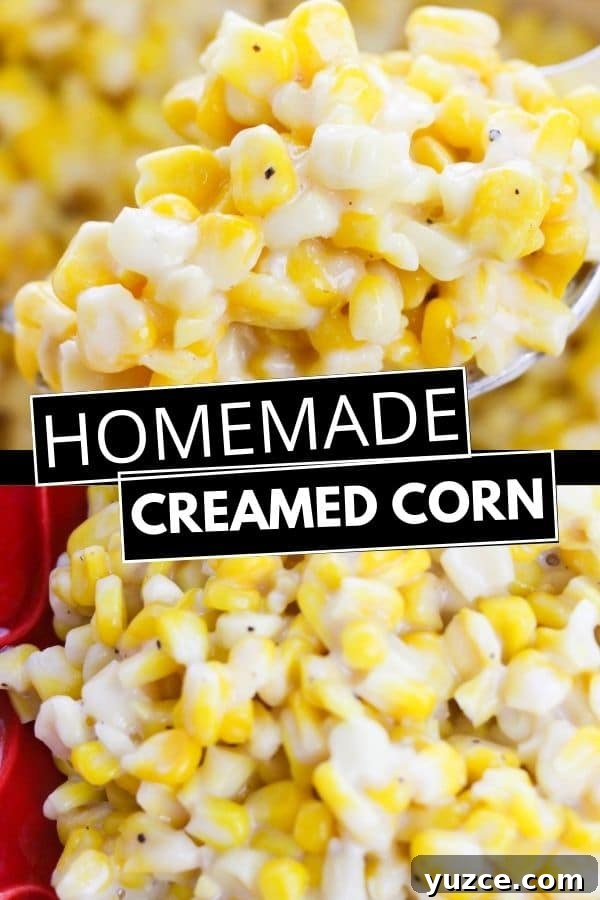 Creamy Homemade Corn Recipe: Simple Southern-Style Side Dish 8 creamed corn