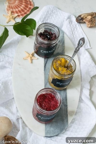 Fruit Preserves Explained: Jams, Jellies, Marmalade & More 4 3 jars of chia seed jam