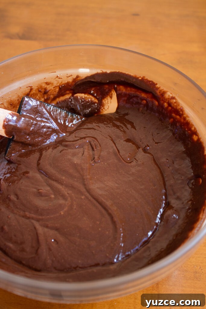 Fudgy Espresso Brownies with Rich Coffee Flavor 5 Batter in bowl