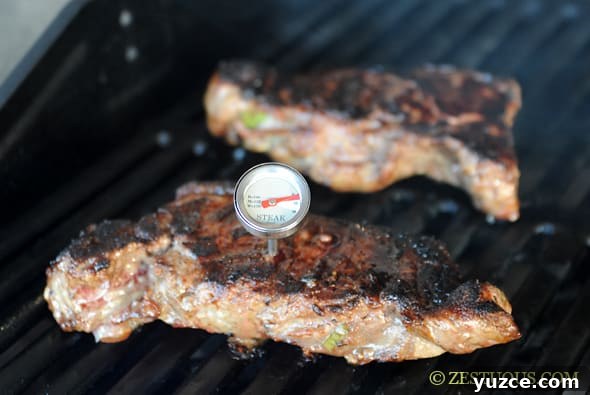 grilling steaks.