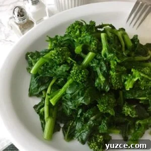 Rapini, or broccoli rabe, is a delicious way to eat your greens.