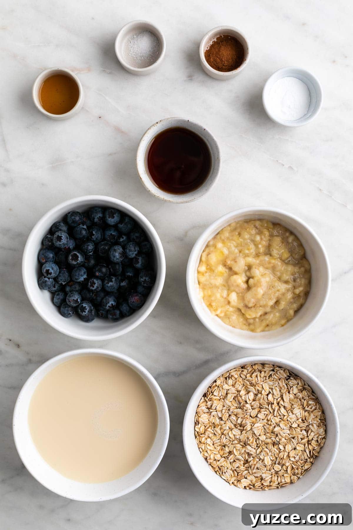 Vegan Baked Oatmeal Recipe with Fruit and Nuts 3 Ingredients to make vegan baked oatmeal.