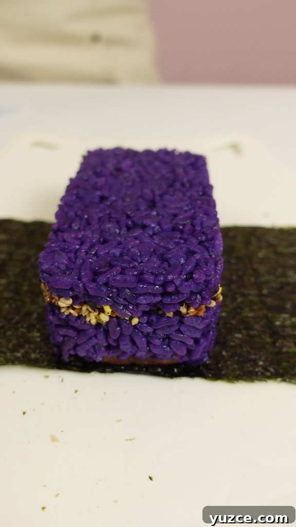 Ube Spam Musubi Recipe: Hawaiian Purple Yam Spam Snacks 4 Ube Spam Musubi photo 3