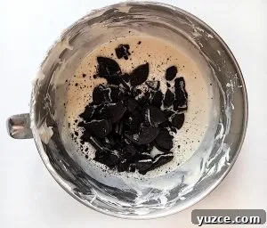 oreo cheesecake batter