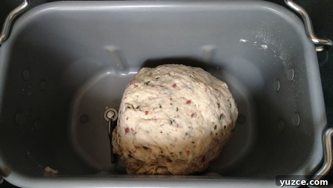 Fully Loaded Baked Potato Bread - Dough