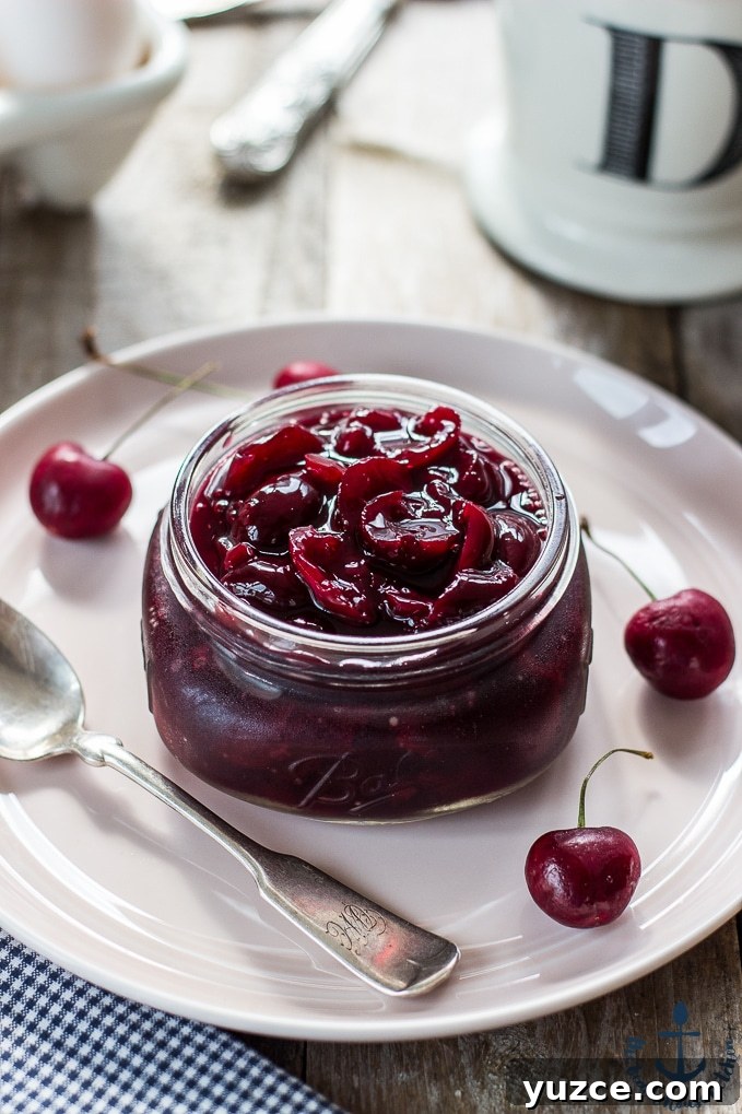 Lemony Poppy Seed Pancakes with Cherry Compote Recipe 4 Lemon Poppyseed Pancakes with Cherry Compote