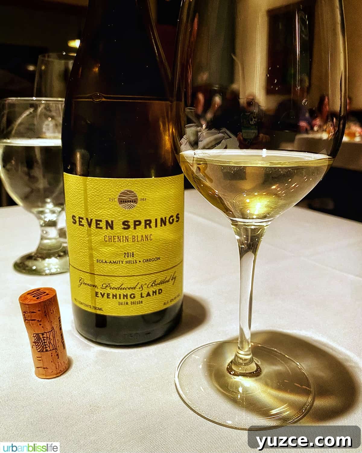 Perfect Wine Pairings for Popular Pasta Dishes 16 Evening Land Chenin Blanc at Earth and Sea restaurant in Carlton, Oregon wine country