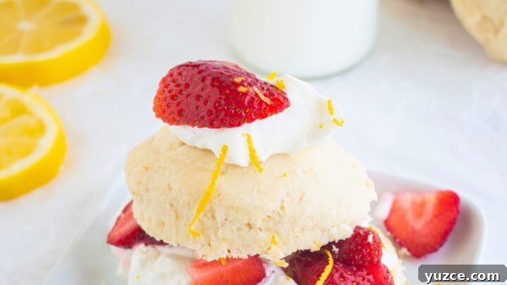 Strawberry Lemon Shortcakes
